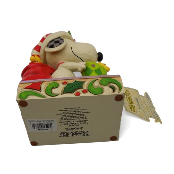 Enesco JIM SHORE 2021 Peanuts Snoopy Gifts of Friendship Christmas Figurine 6008 - Picture 10 of 12